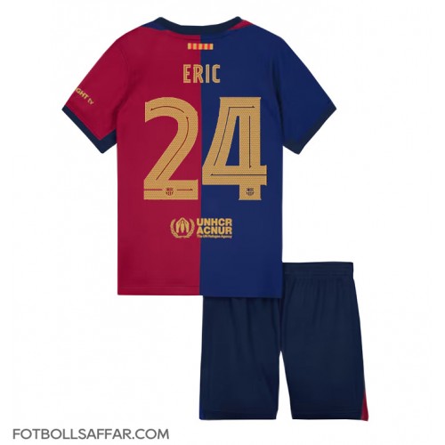 Barcelona Eric Garcia #24 Hemmadräkt Barn 2024-25 Kortärmad (+ Korta byxor)